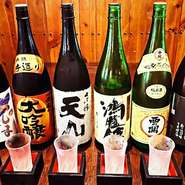 九州各県のお酒を取り揃えています。