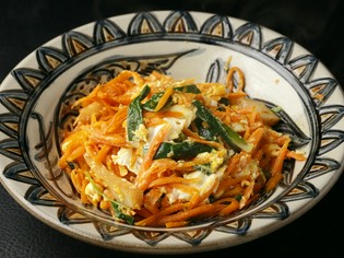 鰹だしがきめ手『にんじんシリシリ』