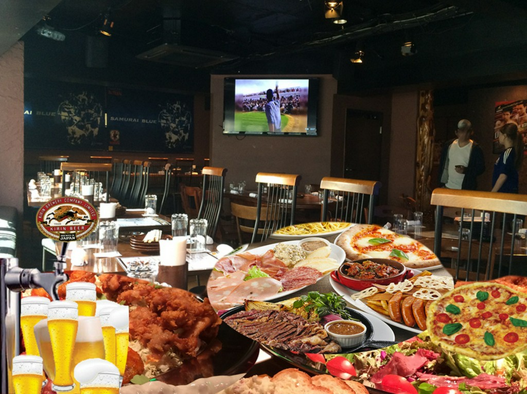 料理は大満足のビュッフェ形式！