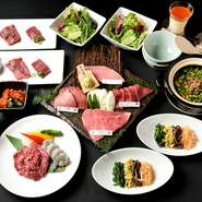 松阪牛を堪能できるコース料理も充実