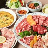 お一人様4500円～　飲み放題付きコースをご用意いたします