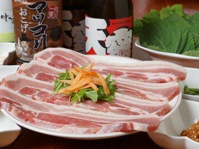 水晶焼サムギョプサル(2人前より)