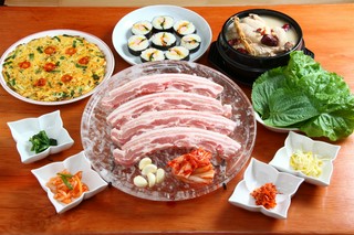 オトク！天蜜サムギョプサルＤセット‼️(4600円)