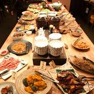 お好みの料理が選べます。