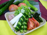 一番人気。できるだけ地元で作られた野菜を使うこだわりです。野菜たっぷりでサラダ好きが大満足する一品