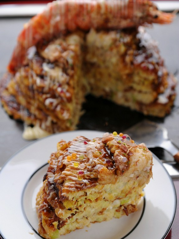 ソースが選べるお好み焼き！