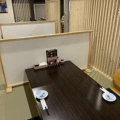 座敷は、全て掘りごたつになっています。