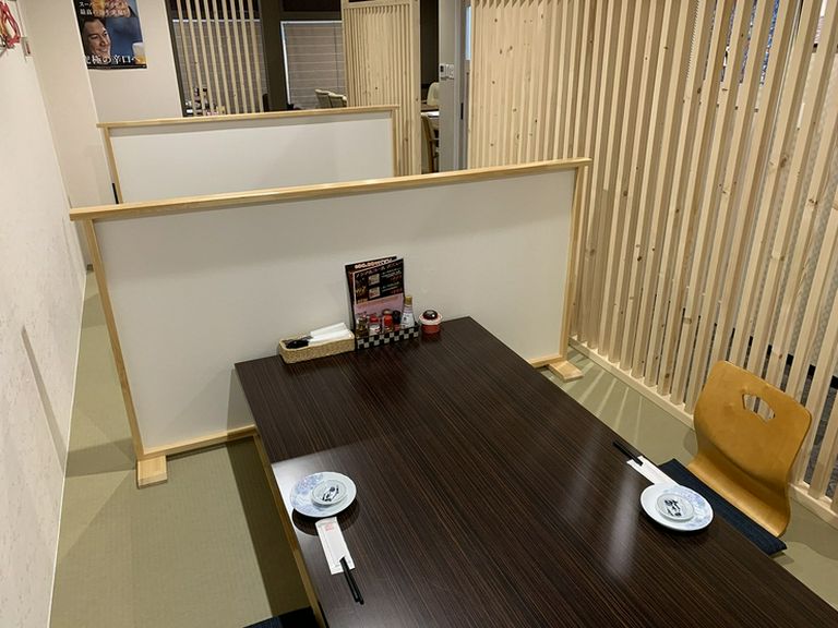 御座敷は全て掘りごたつになっています。