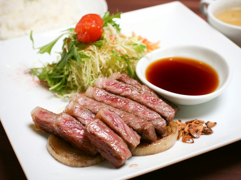 淡路たまねぎと和牛ステーキ100g