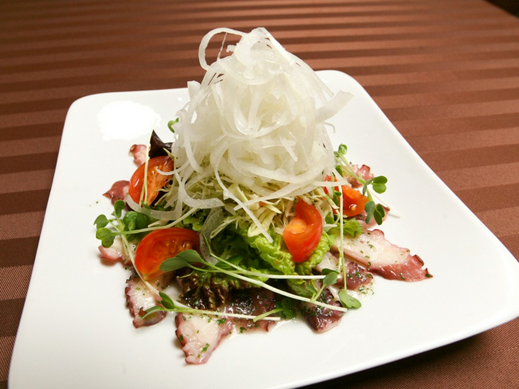 地ダコのマリネ