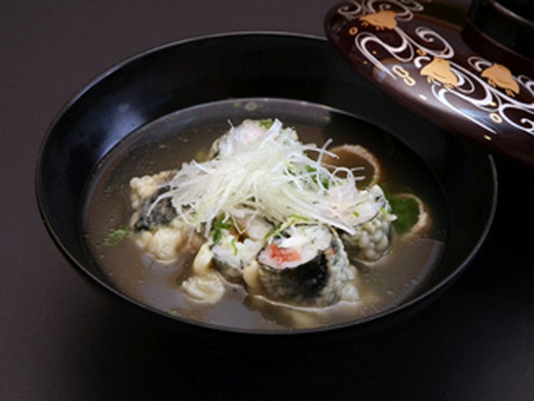 心鮨特製　鯛天茶