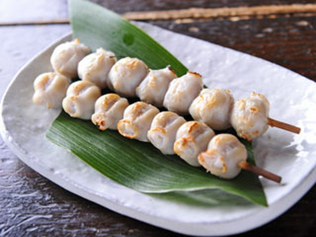 いかの口の串焼き