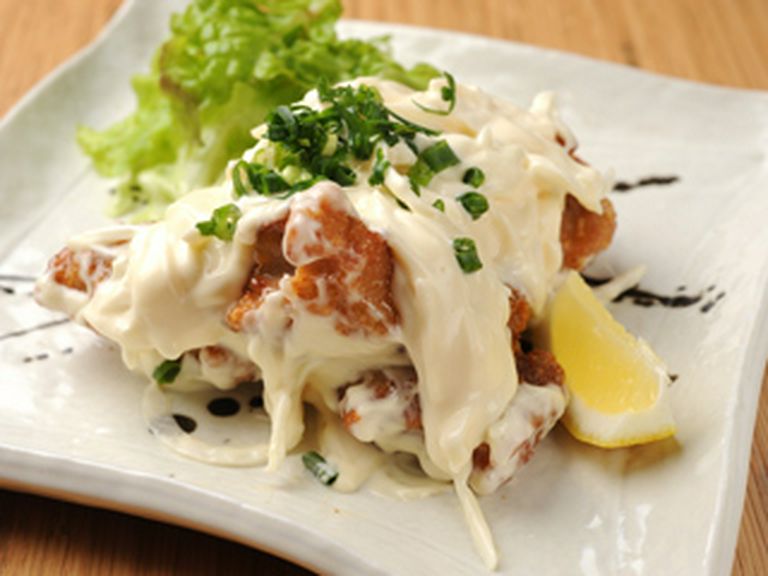 但馬鶏の唐揚げマヨネーズ