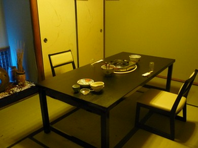 旅館のような落ち着いた空間で、大切な方と楽しいひと時を