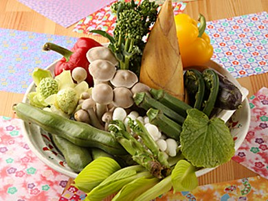 旬野菜の天婦羅盛り合わせ