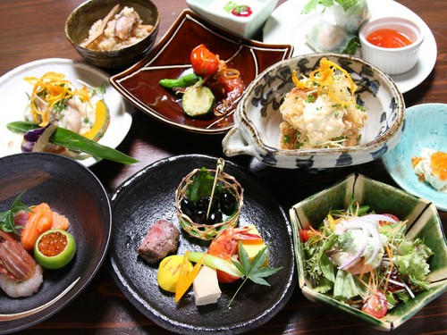 宴会4500円コース　梵珠庵定番コース 人気No.1