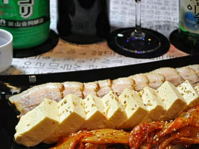 豚肉豆キムチ