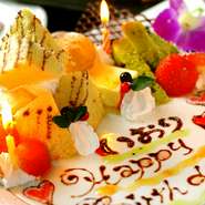 個室でゆったりサプライズ