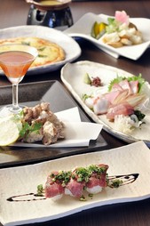 乾杯後のとりあえずのコース