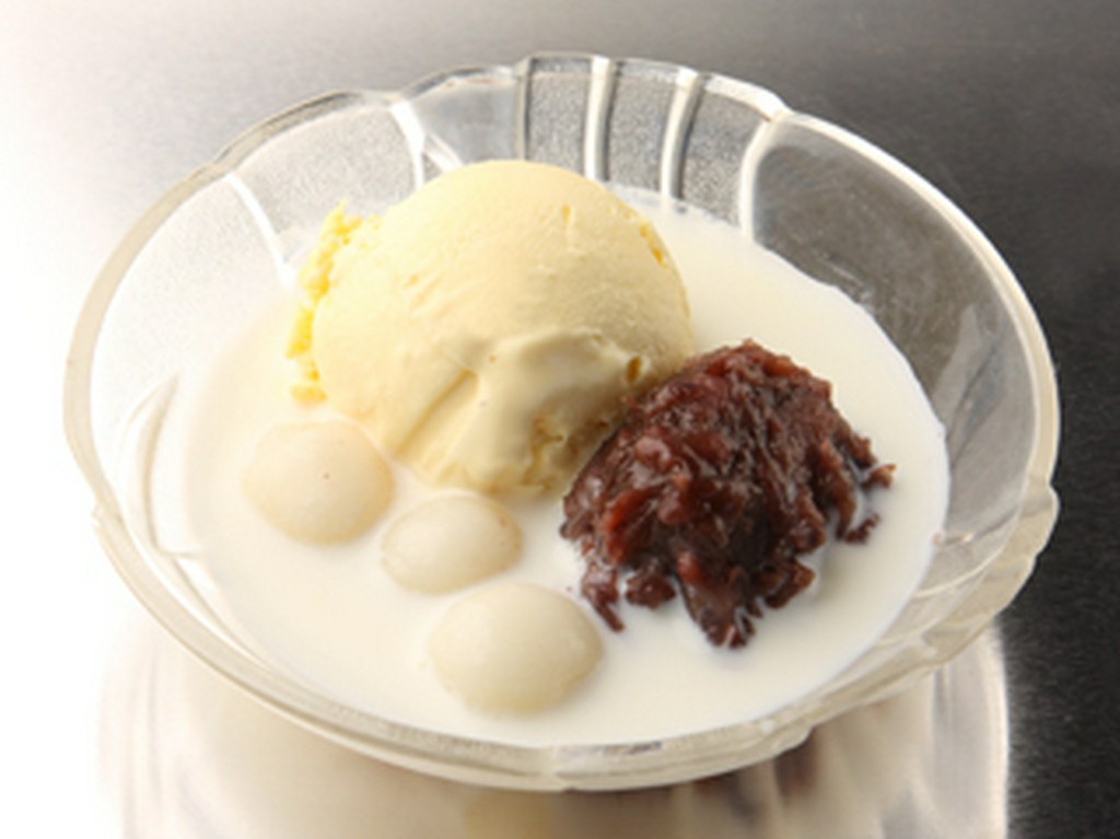 冷やしみるく汁粉