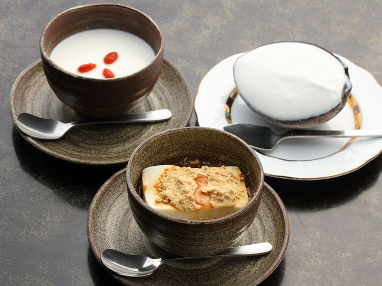 自家製デザートやお口直しにシャーベットもどうぞ!