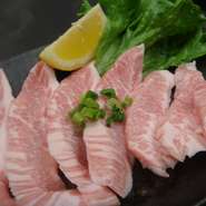 茨城県産のやわらかな豚トロです。ジューシーさがグッド！