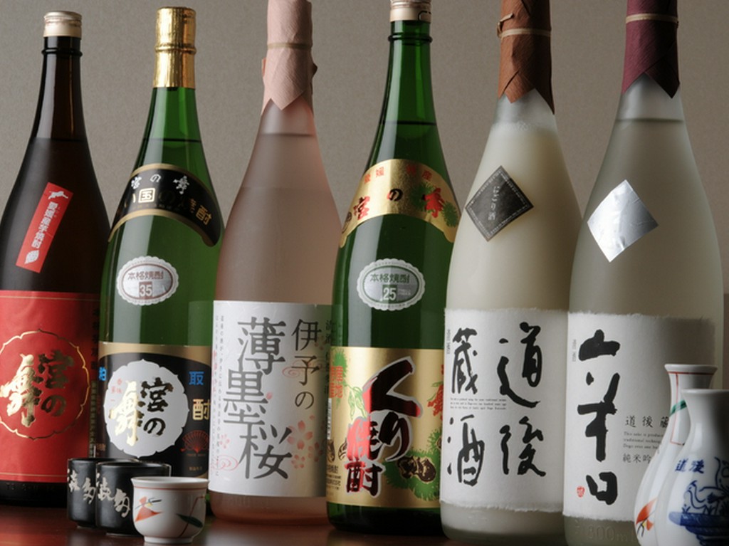 都内でも珍しい、愛媛の地酒・焼酎が揃っています。