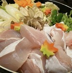 心斎橋でクエ取扱店は片手で折れる程少数。非常に人気の一押し看板メニュー。当店の価格はリーズナブルともいえます。※秋口～春先限定となります。※仕入れの都合により多少価格が変動する場合が御座います。