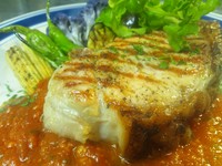 カラブリア名物ペパロニ『ンドゥイヤ』風味
- Maiale alla griglia della pitata con salsa marinara -