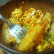 『スキャフェットーニ』
- Schiafettoni con ragu di carne alla bolognese -