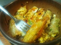 『スキャフェットーニ』
- Schiafettoni con ragu di carne alla bolognese -