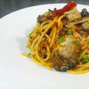 - Spaghetti alla puttanesca con le ostriche -