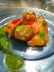 冷製 『 カポナータ 』
- Caponata fredda con salsaverde al basilico -