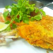 『コストレッタ』　　麦香豚骨のブイヨンのバターソース添え
- Costletta d'anatra con brodo di maiale -