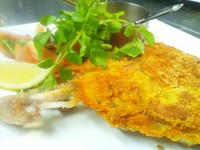 『コストレッタ』　　麦香豚骨のブイヨンのバターソース添え
- Costletta d'anatra con brodo di maiale -