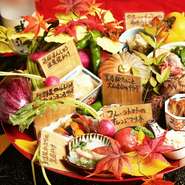 旬の食材を使用したこだわりの串焼き。お好きなものを選んで下さい♪追加もできます！