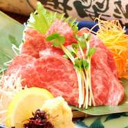 肉質5等級の飛騨牛は「さし」（脂身）が細かいのが特徴です。