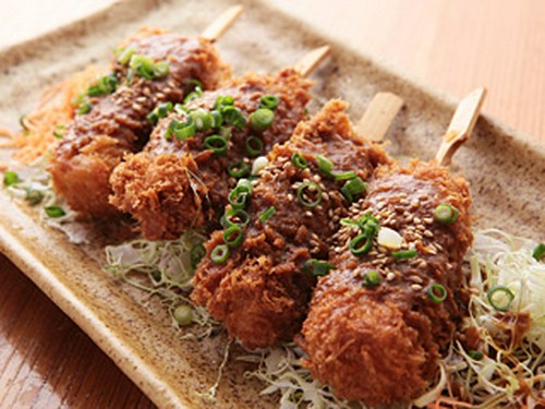 味噌串かつ