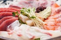 その日一番のネタを厳選した『刺身びっくり盛り』