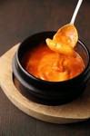 韓国餅の甘辛煮。お好みでチーズもトッピングできます。