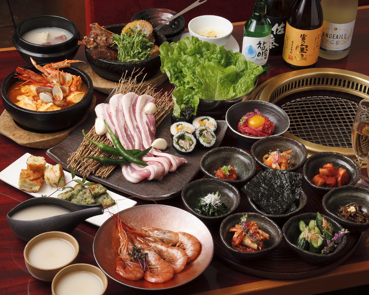 Korean cuisine 6,000 yen course