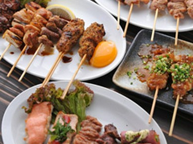 焼鳥はもちろん紀州備長炭で焼いた自慢の焼鳥です！