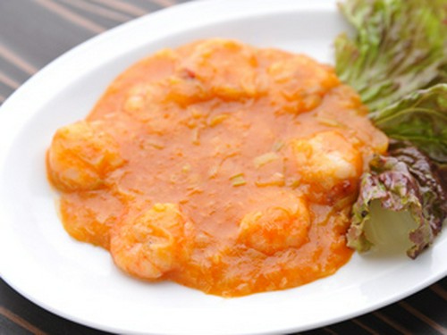 名物エビのチリソース煮込み