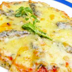 漁師風鰯のピザ　　1080円