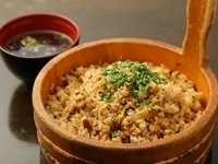 人気のメニュー　付いてくるスープも全て自家製です