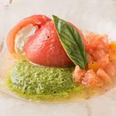 フレッシュトマトのクリーミーチーズサラダ