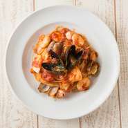 シーフードがたっぷり入った、贅沢な一皿！