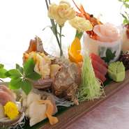宮城県の漁港を中心に全国から仕入れる旬の魚介たち。その日のオススメを皆様でお召し上がりください。
写真はイメージ