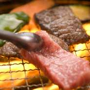 口の中で蕩ける焼肉は絶品です。