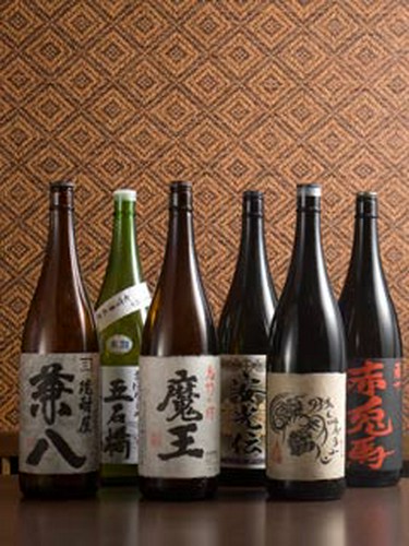 焼酎の品数も豊富です。